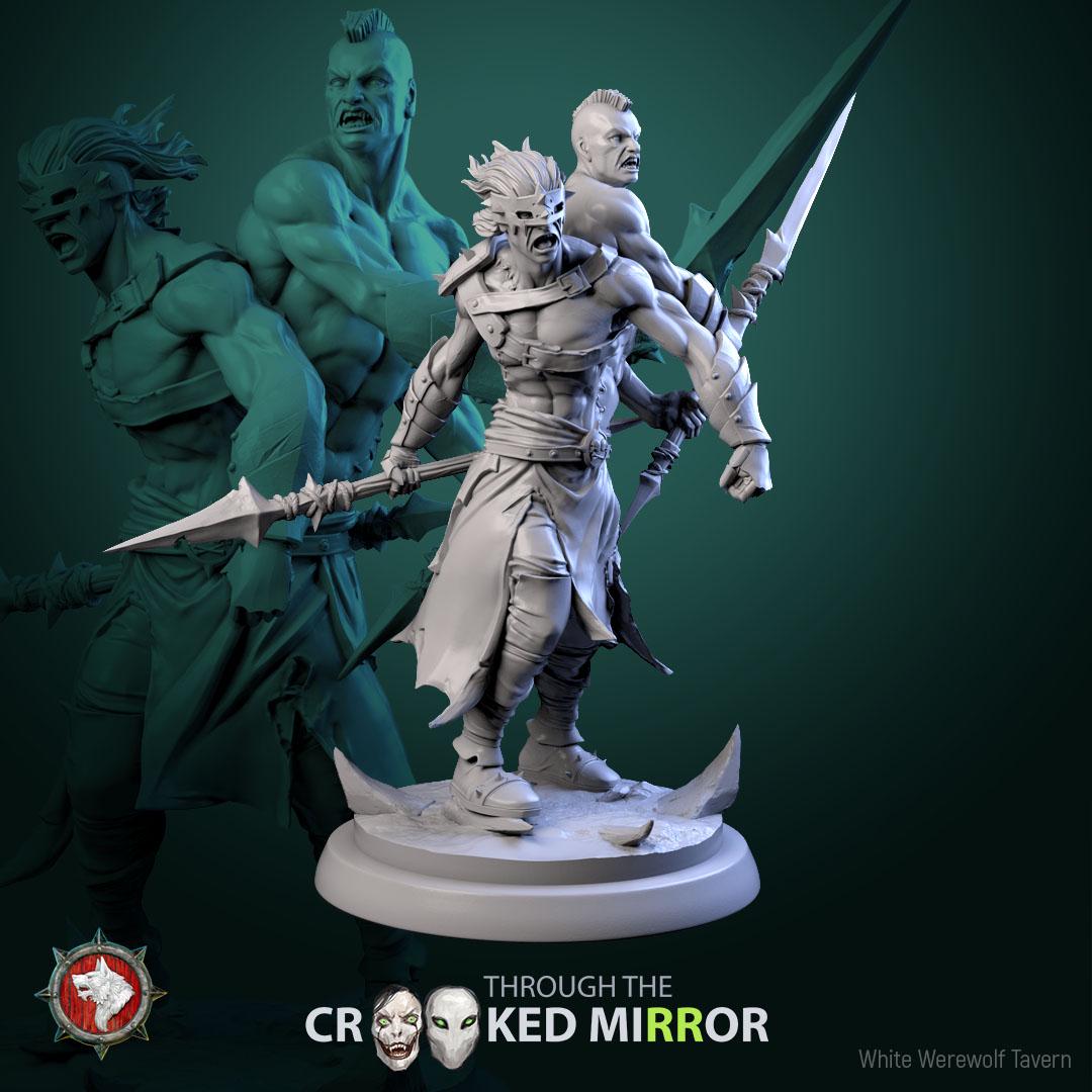 Fleshbound Sentinels | TABLETOP SCALE | TTRPG D&D Miniature | White Werewolf Tavern