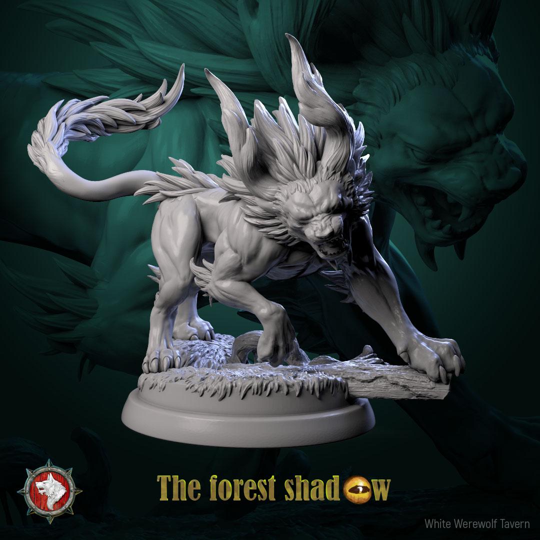 Forest Monsters | TABLETOP SCALE | TTRPG D&D Miniature | White Werewolf Tavern