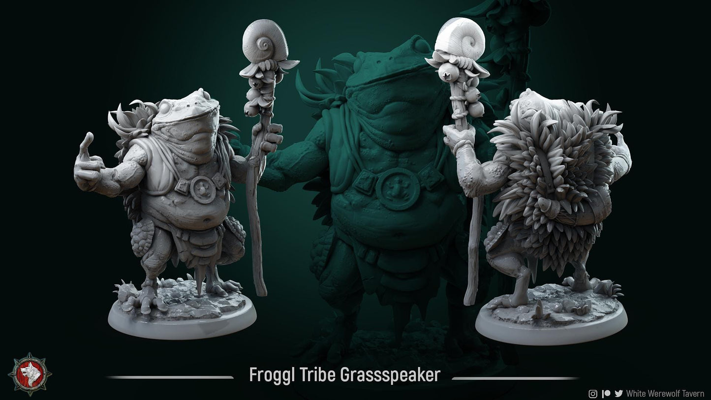 Froggl Tribe | TABLETOP SCALE | TTRPG Miniature | White Werewolf Tavern