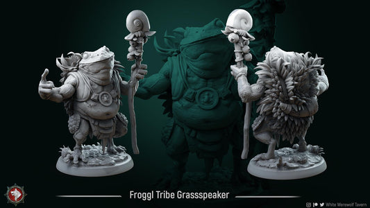 Froggl Tribe | TABLETOP SCALE | TTRPG Miniature | White Werewolf Tavern