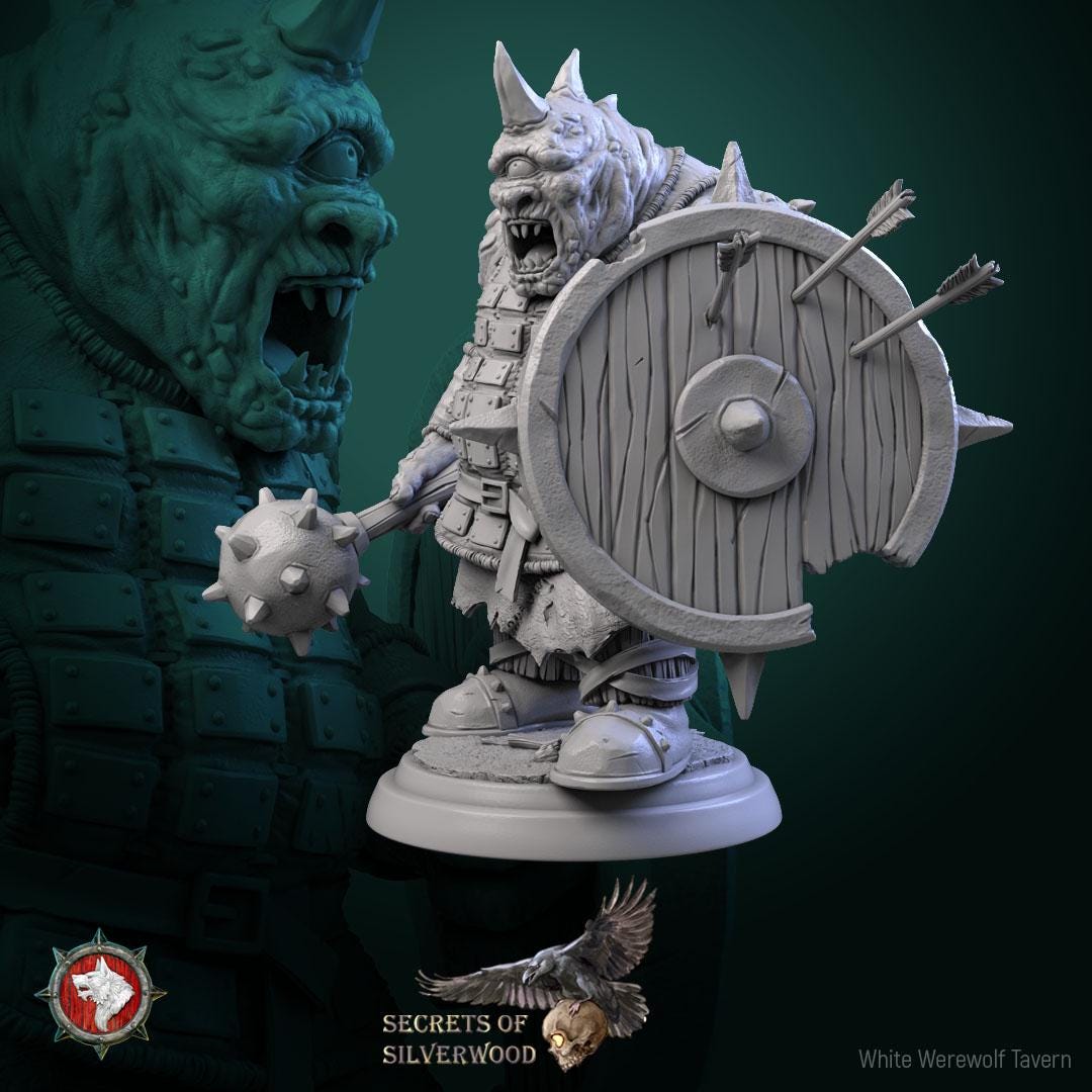 Gants | TABLETOP SCALE | TTRPG D&D Miniature | White Werewolf Tavern