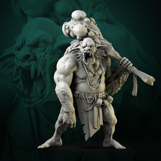 Gloock Fomorian | TTRPG D&D Gaming Miniature | White Werewolf Tavern