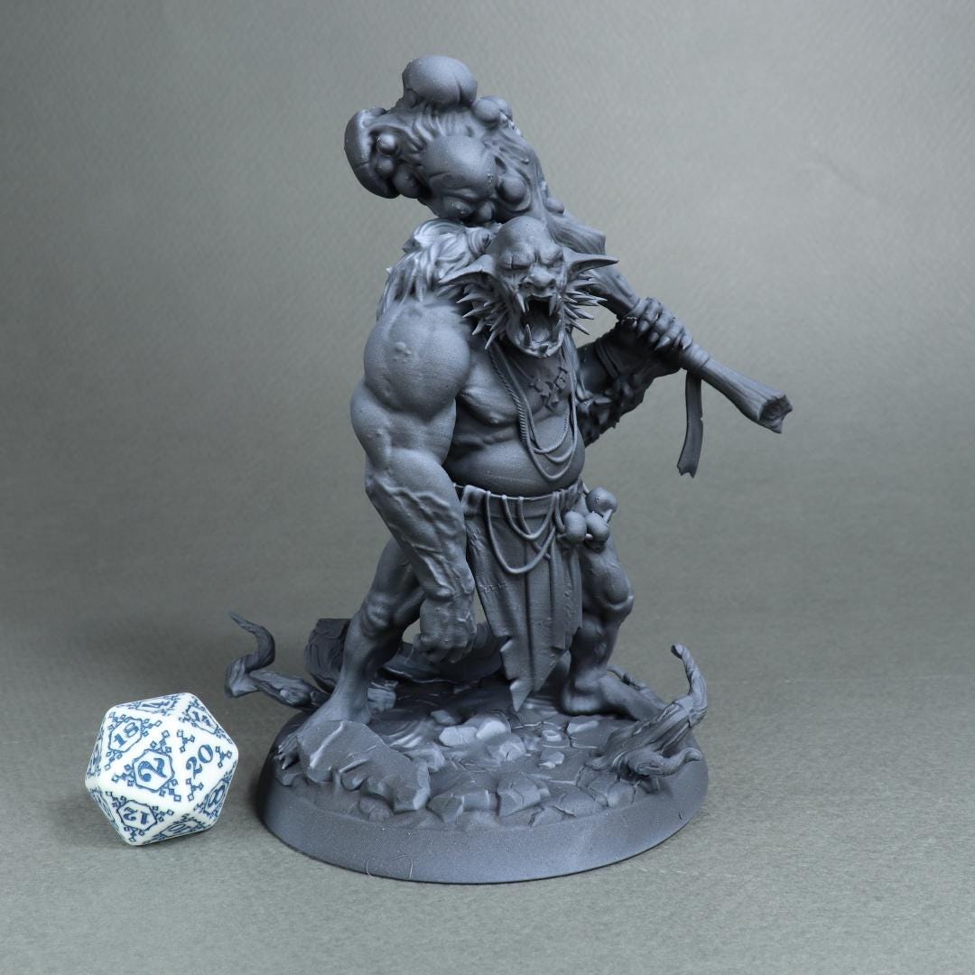 Gloock Fomorian | TTRPG D&D Gaming Miniature | White Werewolf Tavern