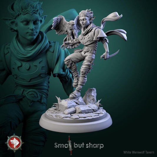 Halfling Warriors | TABLETOP SCALE | TTRPG D&D Miniature | White Werewolf Tavern
