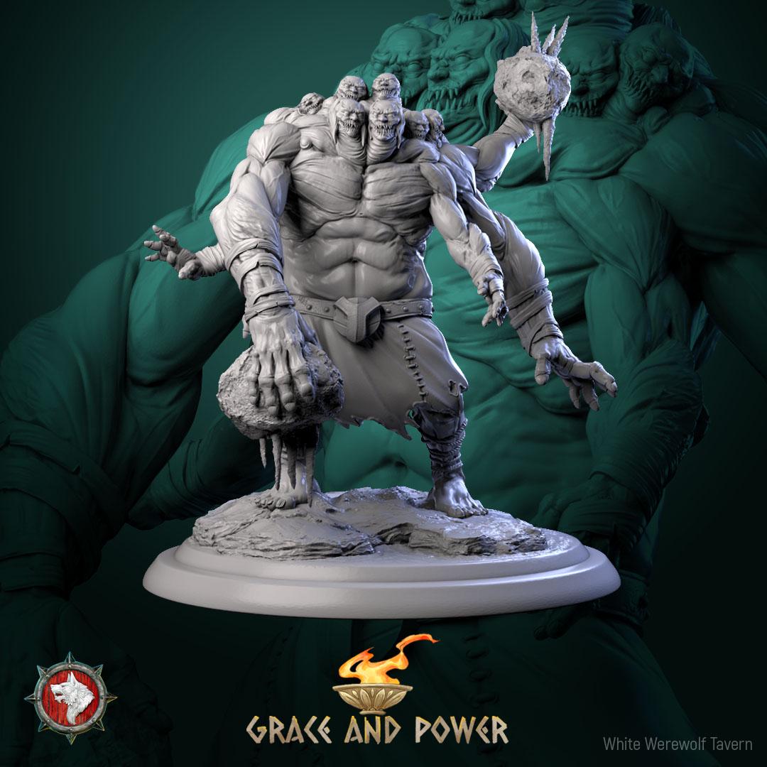 Hecatoncheires | TABLETOP SCALE | TTRPG D&D Miniature | White Werewolf Tavern