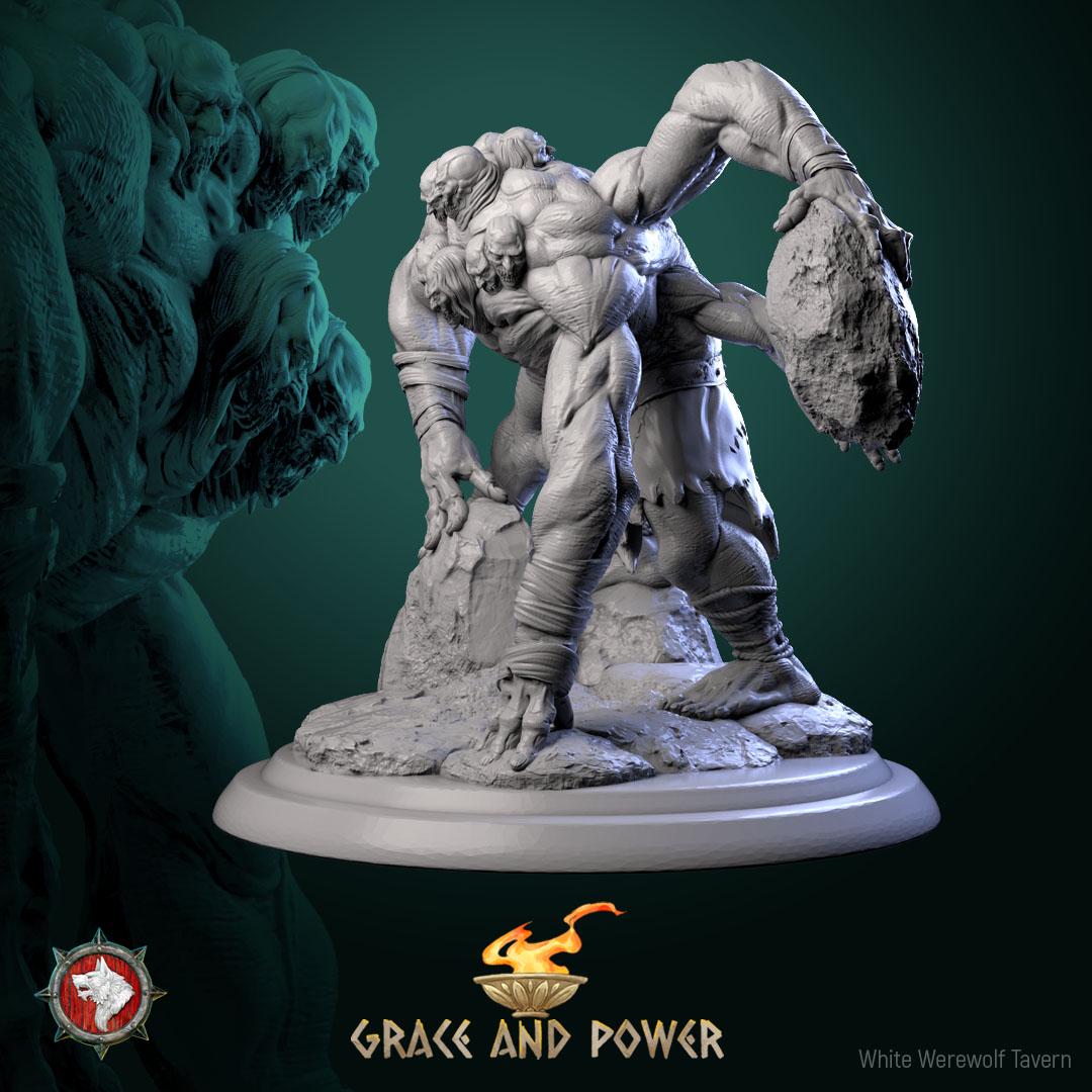 Hecatoncheires | TABLETOP SCALE | TTRPG D&D Miniature | White Werewolf Tavern