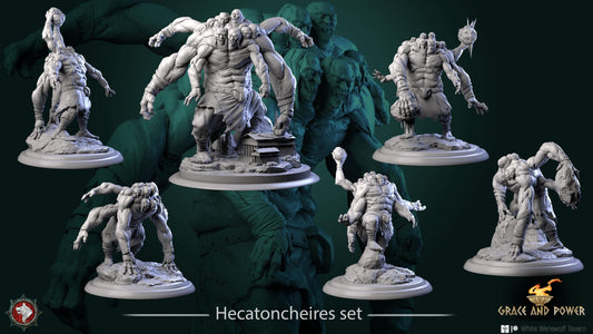 Hecatoncheires | TABLETOP SCALE | TTRPG D&D Miniature | White Werewolf Tavern