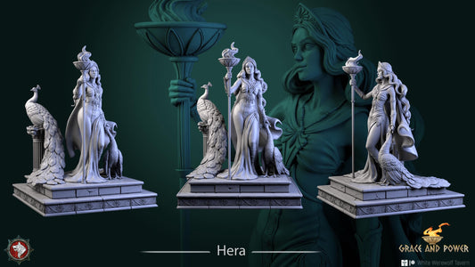 Hera | TABLETOP SCALE | D&D TTRPG Miniature | White Werewolf Tavern