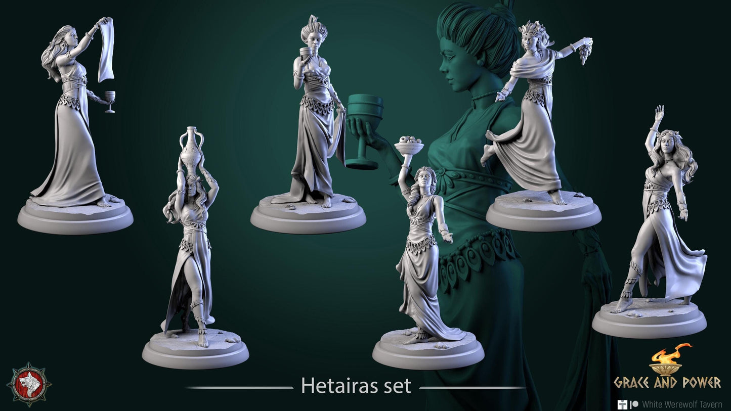 Hetairas | TABLETOP SCALE | TTRPG D&D Miniature | White Werewolf Tavern