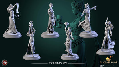 Hetairas | TABLETOP SCALE | TTRPG D&D Miniature | White Werewolf Tavern