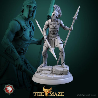 Hoplites | TABLETOP SCALE | TTRPG D&D Miniature | White Werewolf Tavern