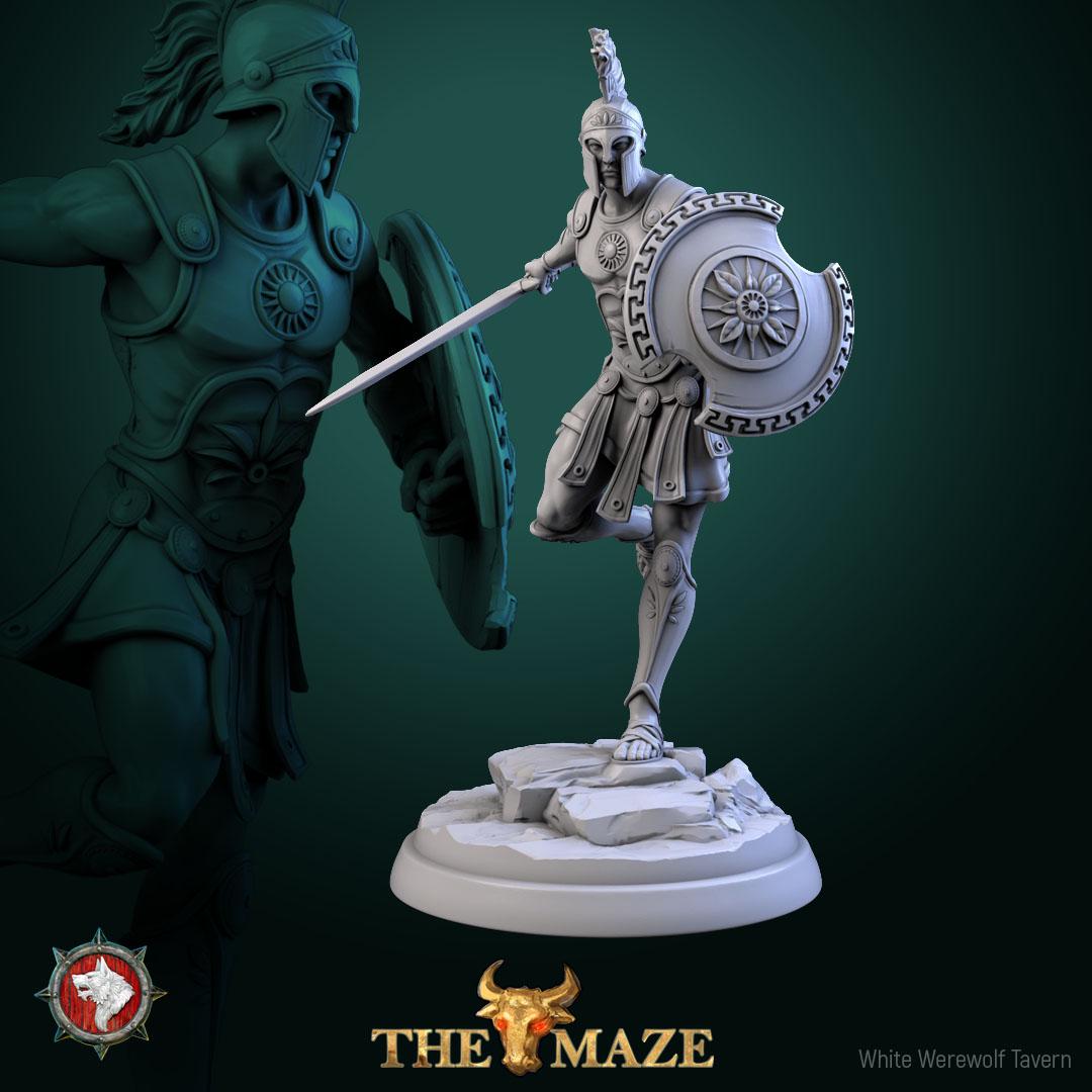 Hoplites | TABLETOP SCALE | TTRPG D&D Miniature | White Werewolf Tavern