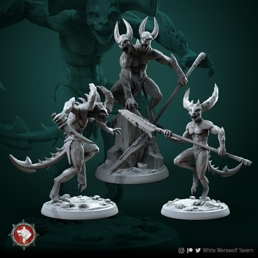 Imps | TABLETOP SCALE | TTRPG D&D Miniature | White Werewolf Tavern