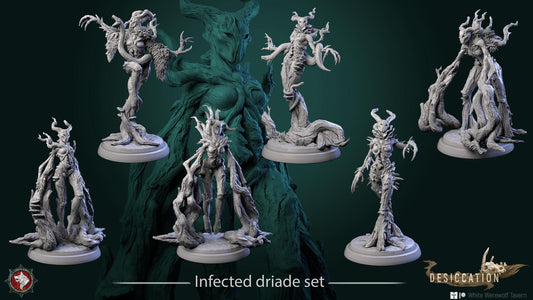 Infected Dryads | TABLETOP SCALE | TTRPG D&D Miniature | White Werewolf Tavern