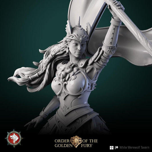 Katharina | TABLETOP SCALE | TTRPG D&D Miniature | White Werewolf Tavern