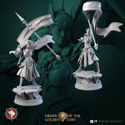 Katharina | TABLETOP SCALE | TTRPG D&D Miniature | White Werewolf Tavern