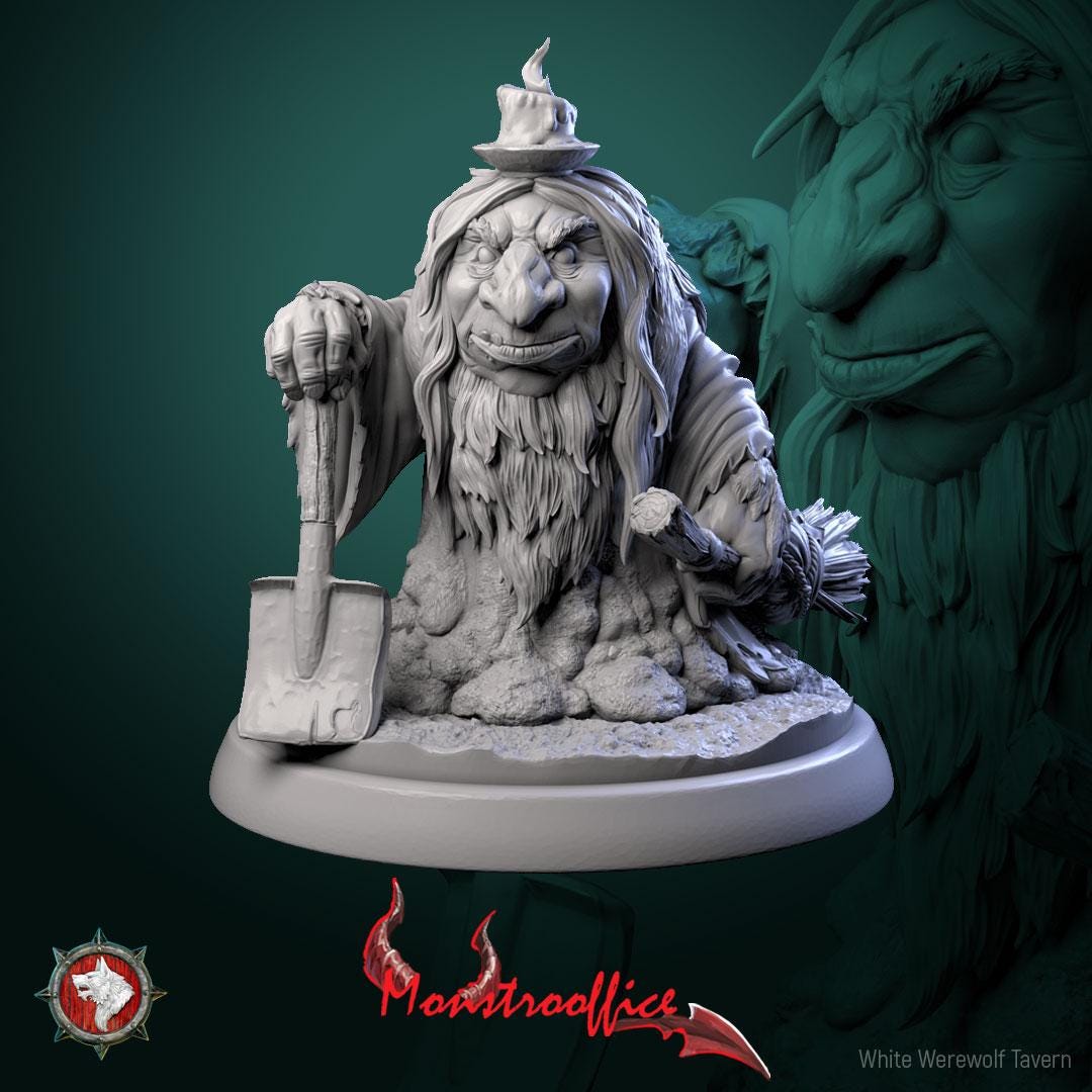 Kleaning Krew | TABLETOP SCALE | TTRPG D&D Miniature | White Werewolf Tavern