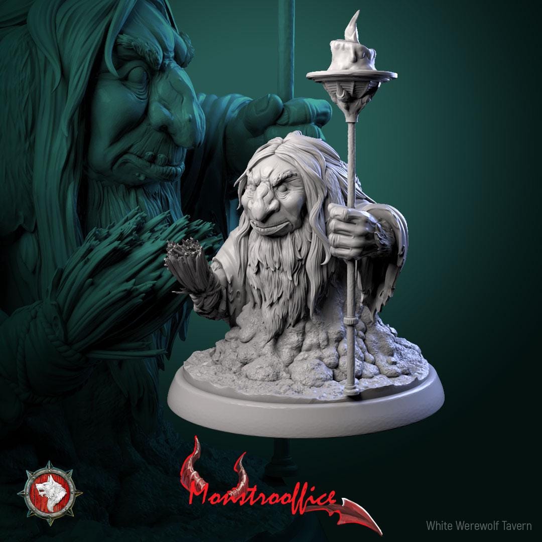 Kleaning Krew | TABLETOP SCALE | TTRPG D&D Miniature | White Werewolf Tavern
