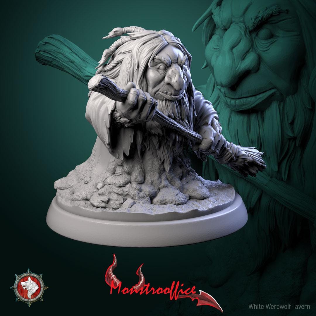 Kleaning Krew | TABLETOP SCALE | TTRPG D&D Miniature | White Werewolf Tavern