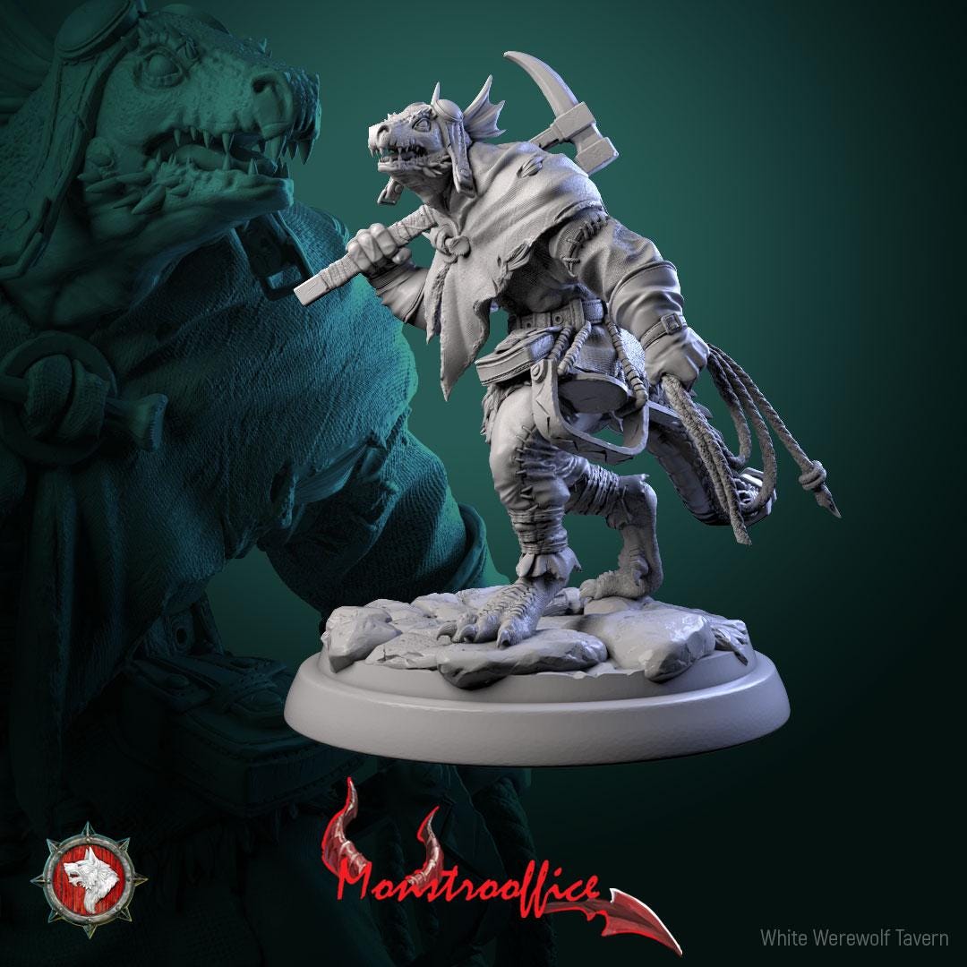 Kobold Managers | TABLETOP SCALE | TTRPG D&D Miniature | White Werewolf Tavern