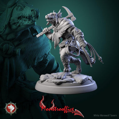 Kobold Managers | TABLETOP SCALE | TTRPG D&D Miniature | White Werewolf Tavern