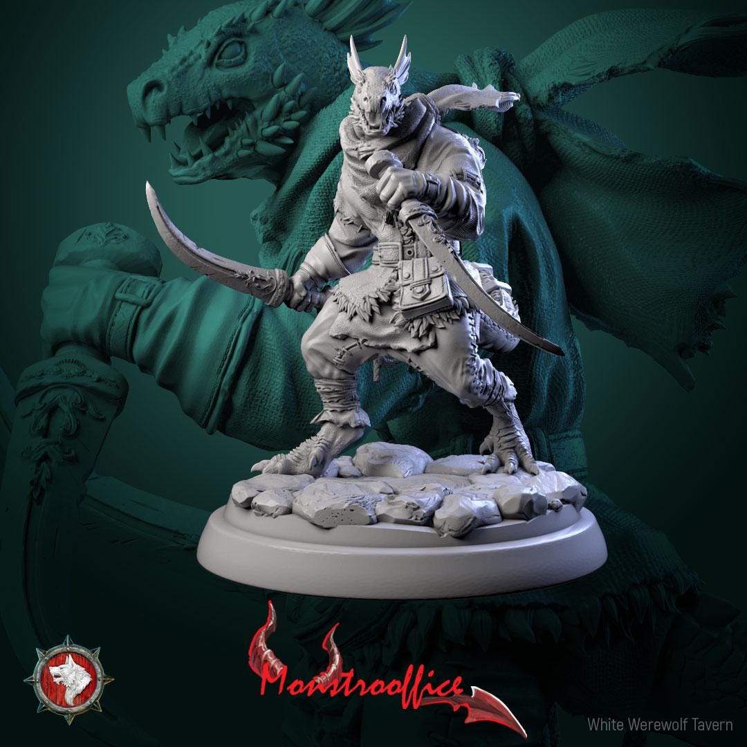 Kobold Managers | TABLETOP SCALE | TTRPG D&D Miniature | White Werewolf Tavern