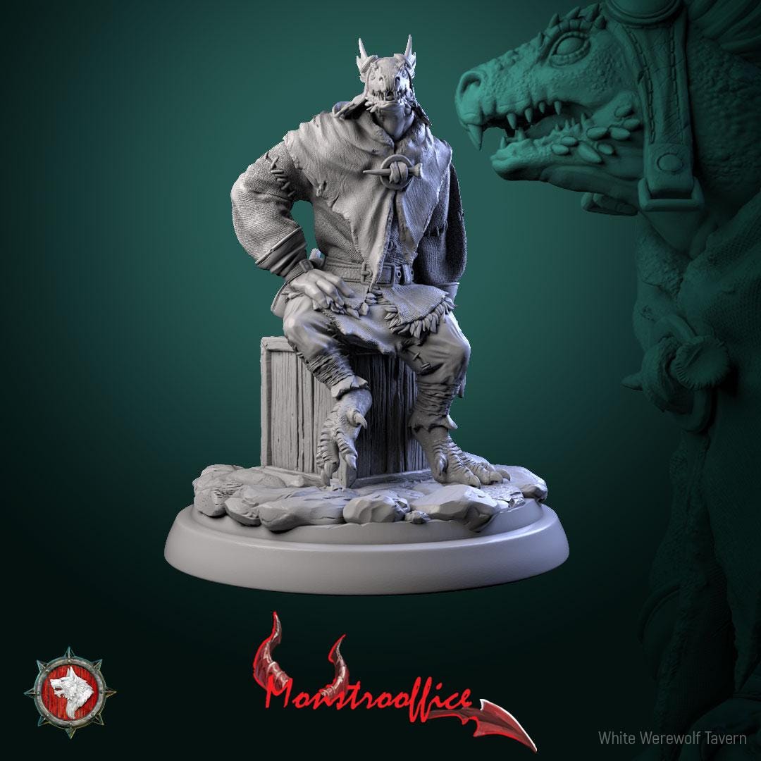 Kobold Managers | TABLETOP SCALE | TTRPG D&D Miniature | White Werewolf Tavern
