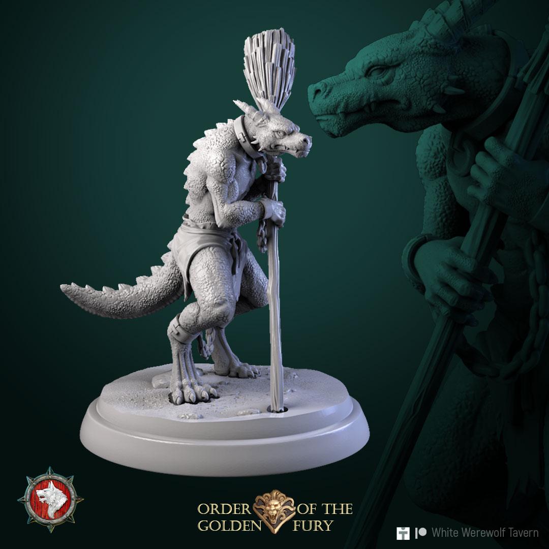 Kobold Slaves | TABLETOP SCALE | TTRPG D&D Miniature | White Werewolf Tavern