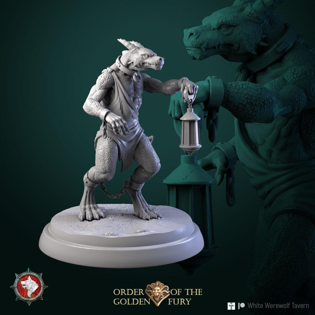 Kobold Slaves | TABLETOP SCALE | TTRPG D&D Miniature | White Werewolf Tavern