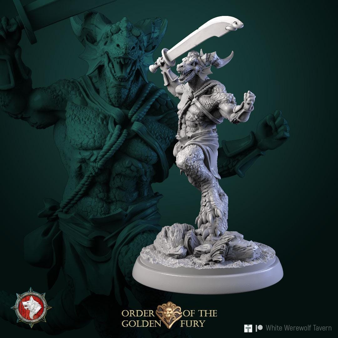 Kobolds | TABLETOP SCALE | TTRPG D&D Miniature | White Werewolf Tavern