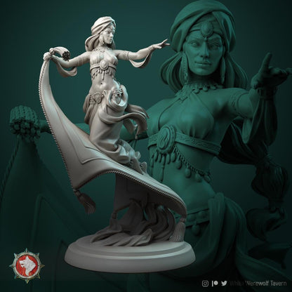 Laila | TTRPG D&D Miniature | White Werewolf Tavern