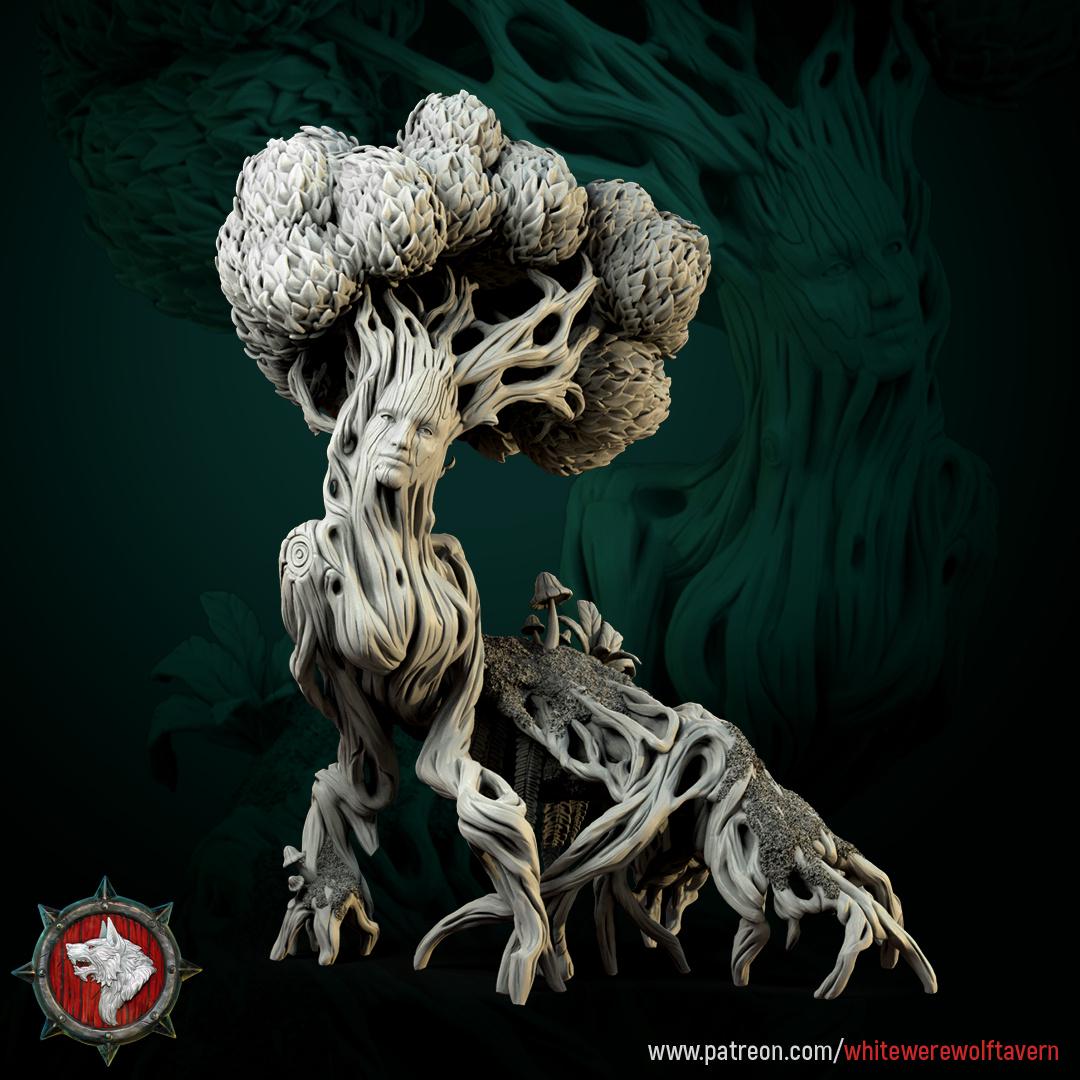 Living Tree | TABLETOP SCALE | TTRPG D&D Miniature | White Werewolf Tavern