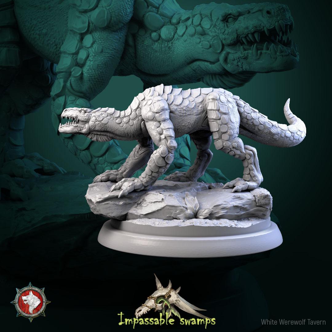 Lizards | TABLETOP SCALE | TTRPG D&D Miniature | White Werewolf Tavern