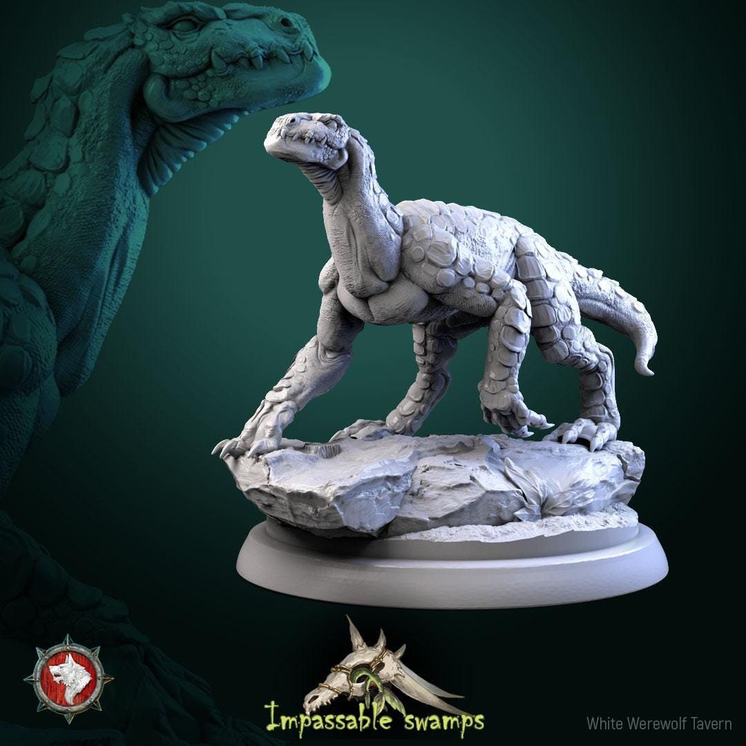 Lizards | TABLETOP SCALE | TTRPG D&D Miniature | White Werewolf Tavern