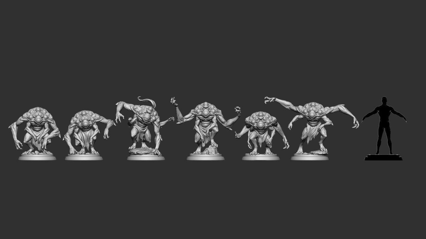 Many Eyed Monsters | TABLETOP SCALE | TTRPG D&D Miniature | White Werewolf Tavern