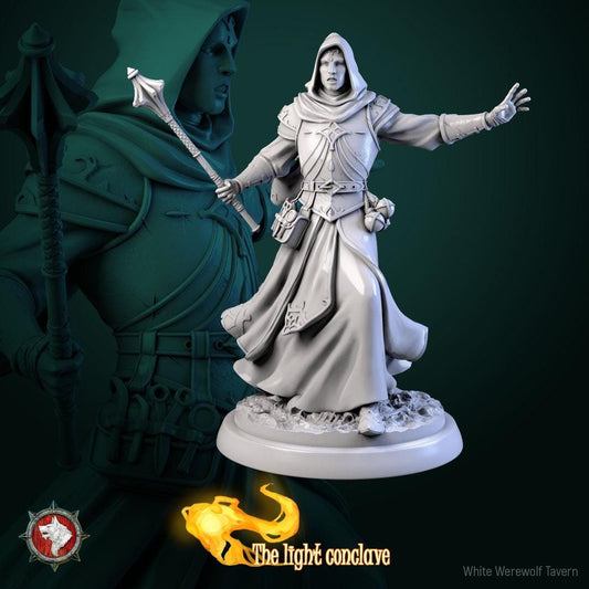 Masked Clerics | TABLETOP SCALE | TTRPG D&D Miniature | White Werewolf Tavern