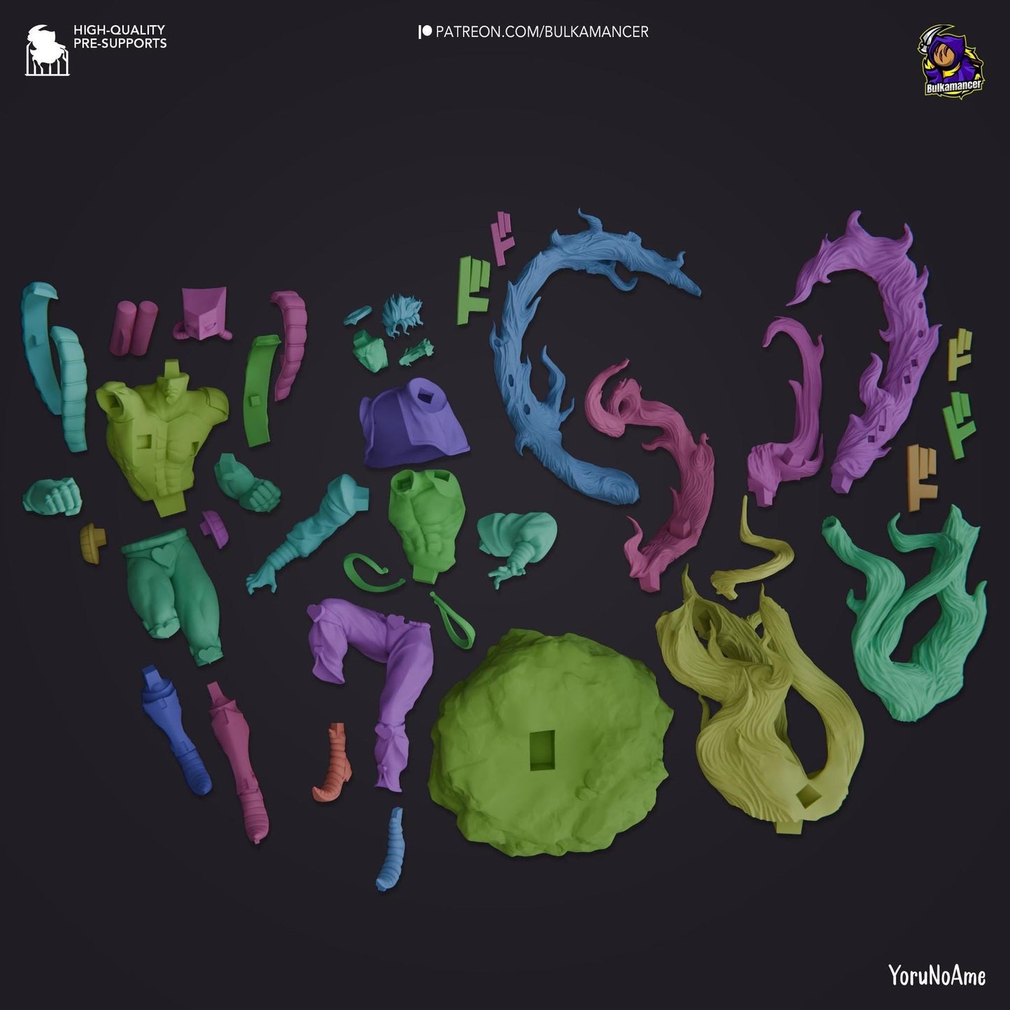 Bizarre Duo | Resin Garage Kit Sculpture Anime Video Game Fan Art Statue | Bulkamancer Sculpts