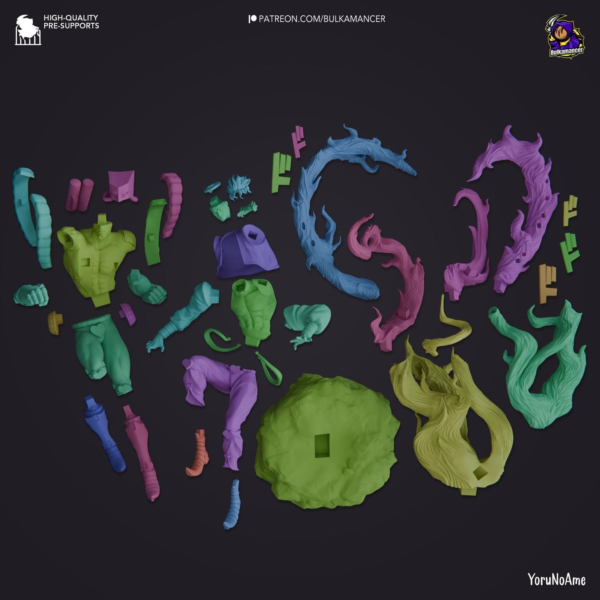 Bizarre Duo | Resin Garage Kit Sculpture Anime Video Game Fan Art Statue | Bulkamancer Sculpts