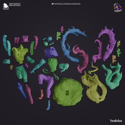 Bizarre Duo | Resin Garage Kit Sculpture Anime Video Game Fan Art Statue | Bulkamancer Sculpts