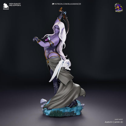 Blade Dancer | Resin Garage Kit Sculpture Anime Video Game Fan Art Statue | Bulkamancer Sculpts