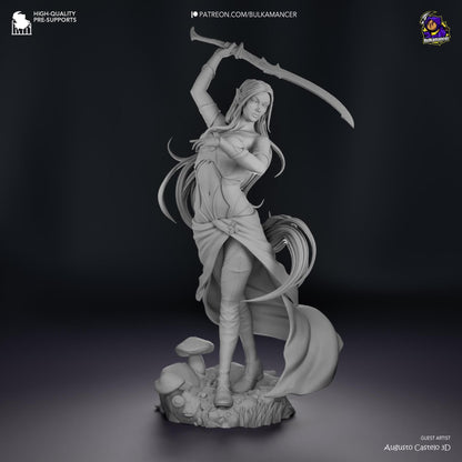 Blade Dancer | Resin Garage Kit Sculpture Anime Video Game Fan Art Statue | Bulkamancer Sculpts