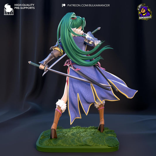 Blademaster of the Plains | Resin Garage Kit Sculpture Anime Video Game Fan Art Statue | Bulkamancer Sculpts