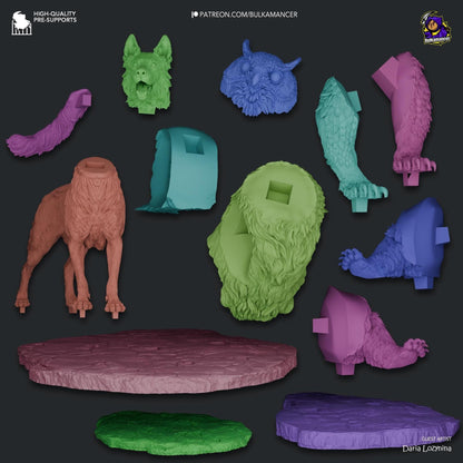 Couple of Camp Pets | Resin Garage Kit Sculpture Anime Video Game Fan Art Statue | Bulkamancer Sculpts