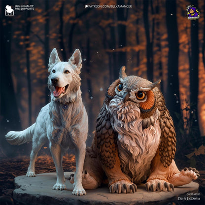 Couple of Camp Pets | Resin Garage Kit Sculpture Anime Video Game Fan Art Statue | Bulkamancer Sculpts