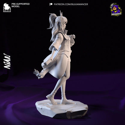 Carefree Blacksmith | Resin Garage Kit Sculpture Anime Video Game Fan Art Statue | Bulkamancer Sculpts