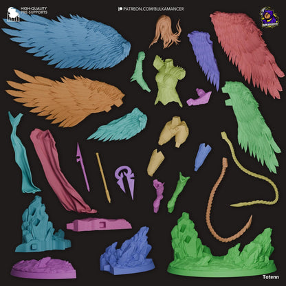 Celestial Purifier | Resin Garage Kit Sculpture Anime Video Game Fan Art Statue | Bulkamancer Sculpts