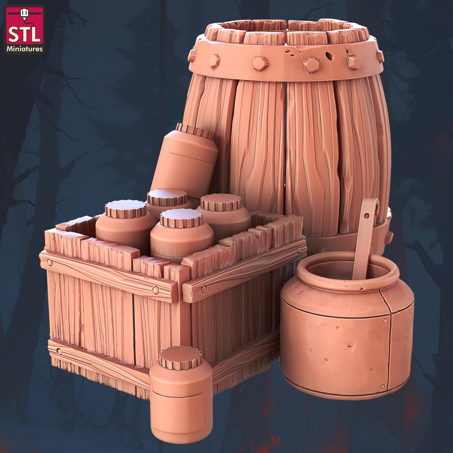 Beekeepers NPC Set | Tabletop Scale | D&D TTRPG Miniature | STL Miniatures