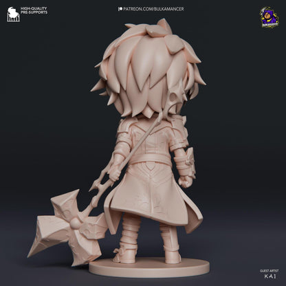 Chibi Jayce | Resin Garage Kit Sculpture Anime Video Game Fan Art Statue | Bulkamancer Sculpts