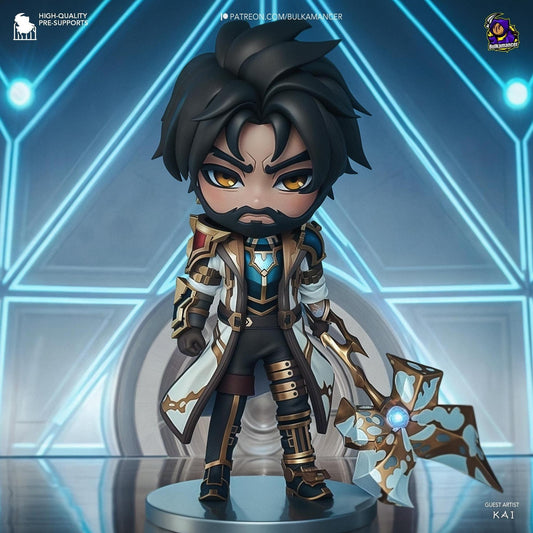 Chibi Jayce | Resin Garage Kit Sculpture Anime Video Game Fan Art Statue | Bulkamancer Sculpts