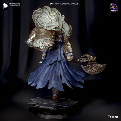 Chieftain of the Barrens | Resin Garage Kit Sculpture Anime Video Game Fan Art Statue | Bulkamancer Sculpts